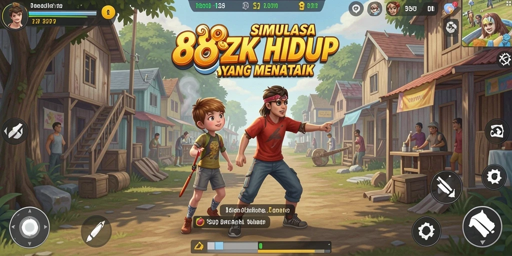 Tampilan gameplay menarik dari 889ZK yang menunjukkan interaksi karakter.