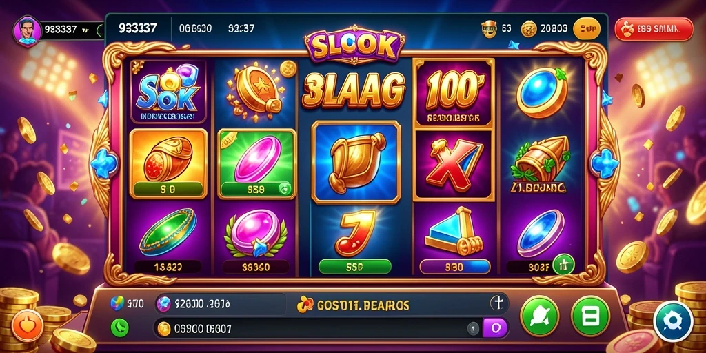 Screenshot menampilkan permainan Slot yang seru dan menarik.