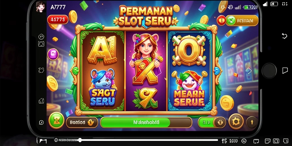 Tampilan gameplay A7777 yang seru dan menghibur.