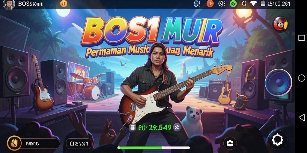 Tampilan screenshot gameplay BOS01 yang mengasyikkan dan interaktif.