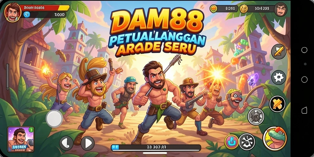 Screenshot gameplay <strong>DAM88</strong> yang menampilkan aksi seru di level penuh tantangan.
