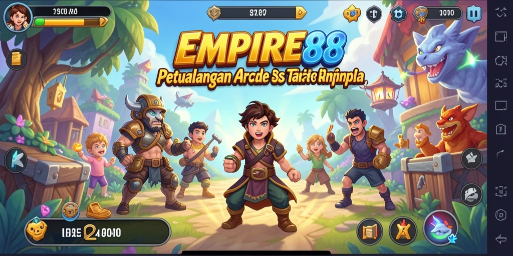 Screenshot gameplay EMPIRE88 menampilkan aksi seru dalam petualangan Arcade.