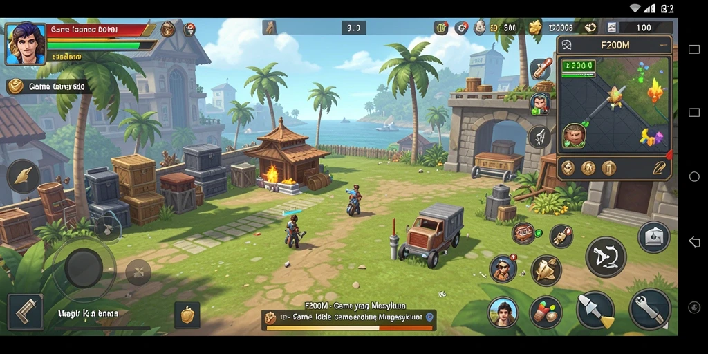 Screenshot gameplay <strong>F200M</strong> menampilkan pengalaman Idle yang menyenangkan.