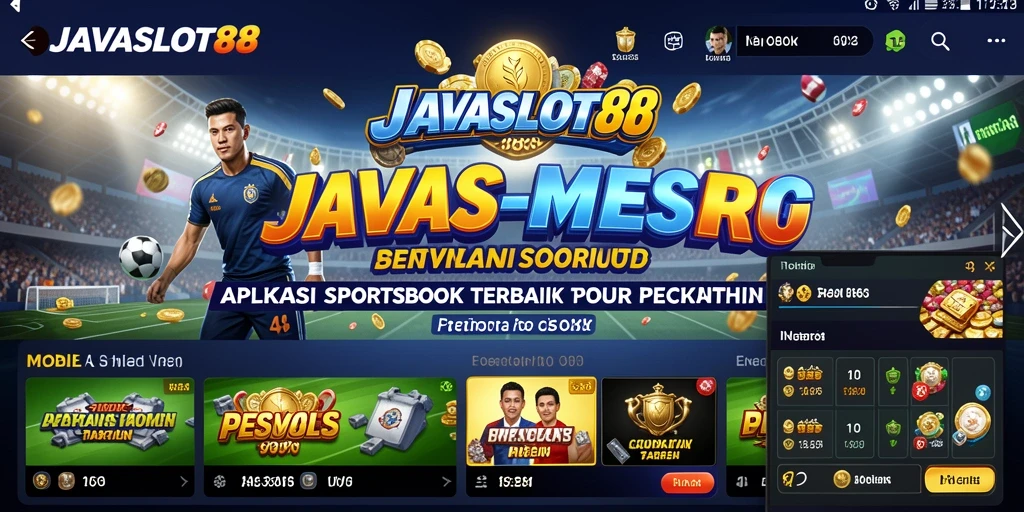 Screenshot gameplay <strong>JAVASLOT88</strong> menampilkan antarmuka sportsbook yang menarik.