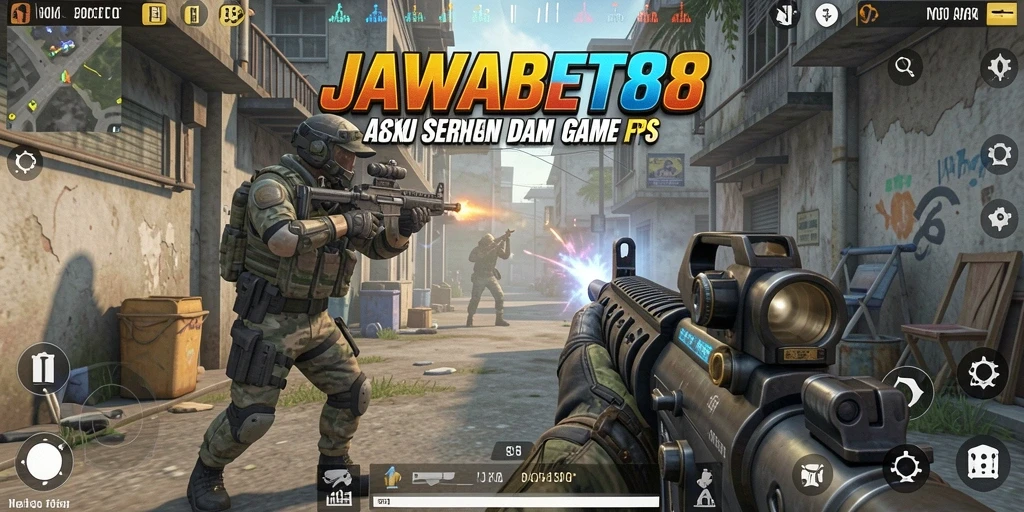 Tampilan menarik dari gameplay intens di JAWABET88.