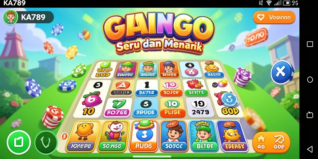 Tampilan gameplay Bingo di KA789 yang seru dan interaktif.