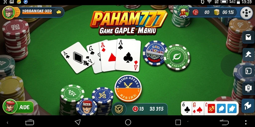 Tampilan gameplay seru dari PAHAM777 yang menarik.