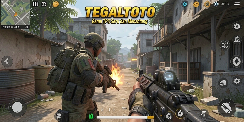 Gameplay TEGALTOTO yang menegangkan di tengah pertempuran seru.